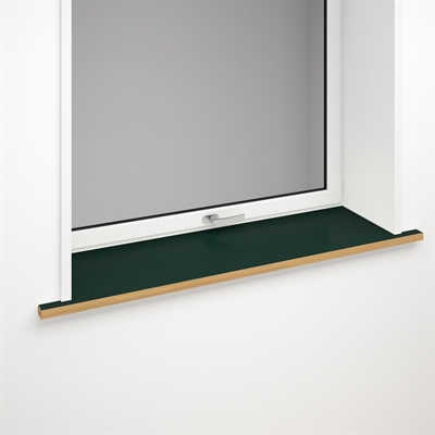 Ikkunalauta linoleumista valinnaisen etureunan kera, väri havunvihreä | Conifer 4174