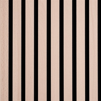 Akustiikkapaneeli - Käsittelemätön pyökkiviilu 60 x 240 cm