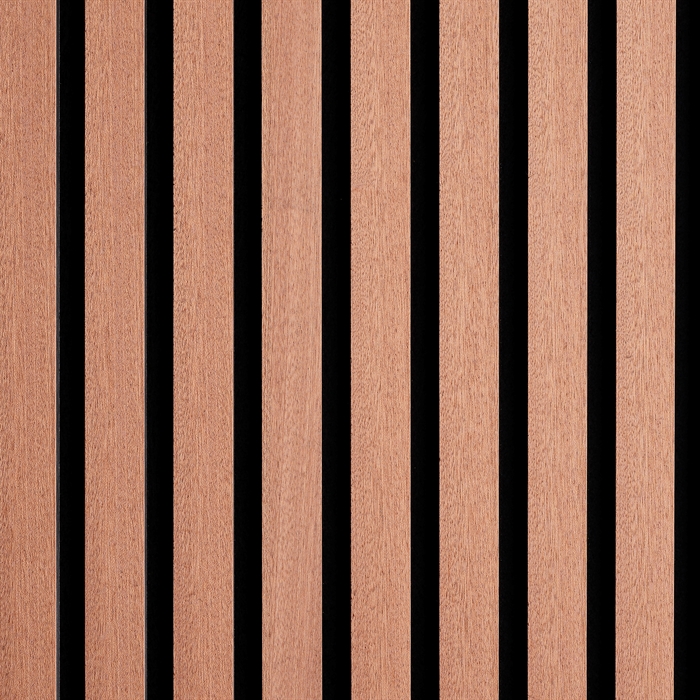 Akustiikkapaneeli - Käsittelemätön mahonkiviilu 60 x 240 cm