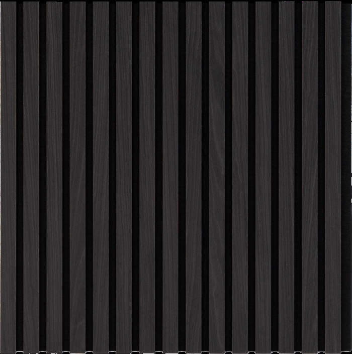 Akustiikkapaneeli - Musta tammi 60 x 240 cm  (käsittelemätön viilu) 