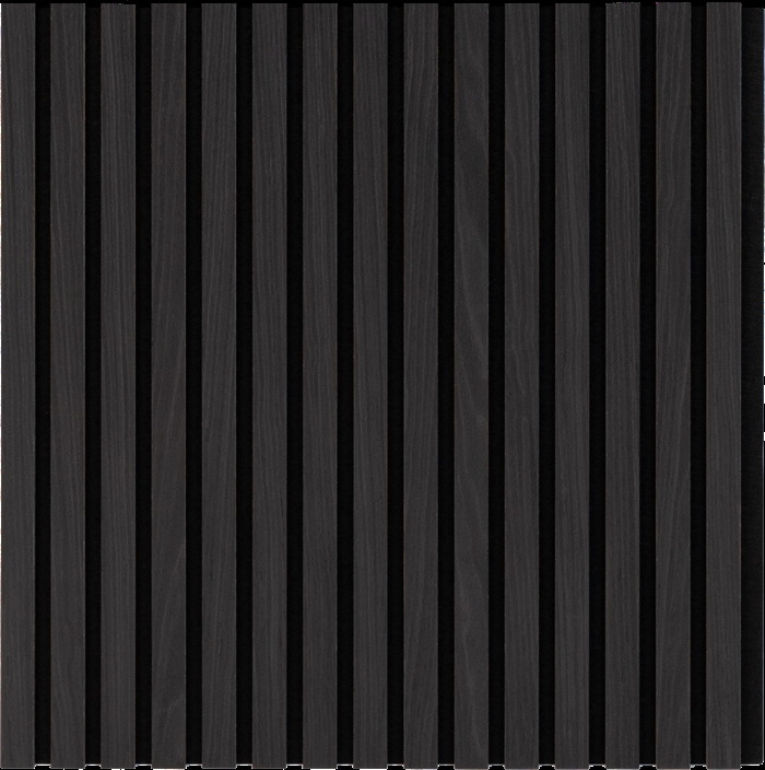 Akustiikkapaneeli - Musta tammi 60 x 240 cm  (käsittelemätön viilu) 