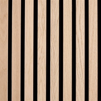 Akustiikkapaneeli - Käsittelemätön tammivaneri 60 x 240 cm