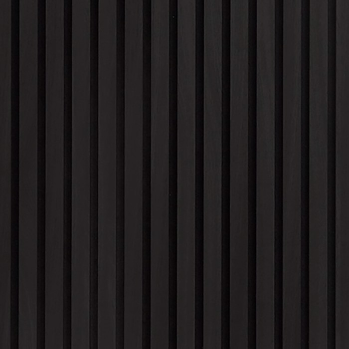 Akustiikkapaneeli - Mustaksi öljytty savustettu tammiviilu 60 x 240 cm
