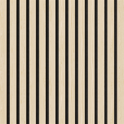 Paloturvallinen akustiikkapaneeli - Valkoinen tammiviilu 60 x 248 cm