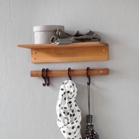 Neon Living -eteissarja 40 cm - saksanpähkinä/musta