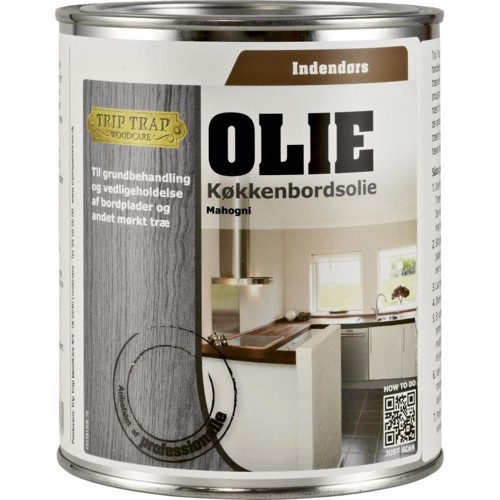 Keittiötasoöljy 0,75 l - Mahonki 