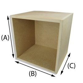 Puulaatikko MDF 16 mm